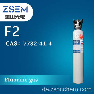 Fluorgas med høj renhed F2 Høj renhed 99,99% 4N kemisk rengøringsmiddel